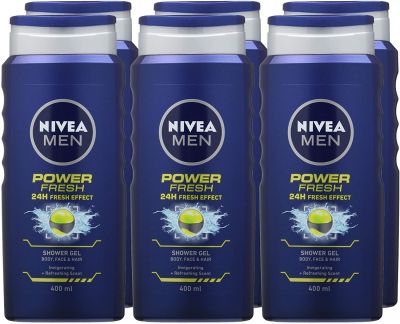 Żel pod prysznic Nivea Fresh 6x 400ml za £5.26