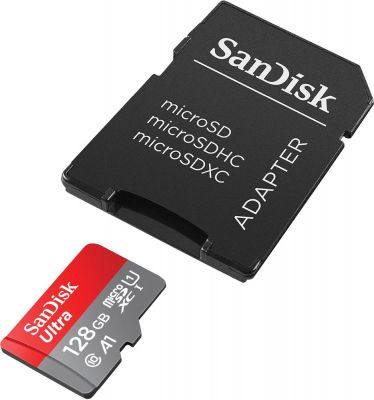 SanDisk Ultra 128GB microSDXC + adaptor za £14.49