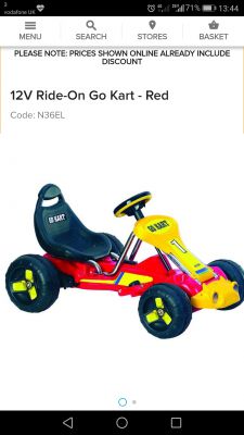 Gokart dla dzieci  12v. Za 39.99