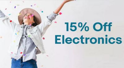 Ebay kod rabatowy na 15% zniżki na elektronikę