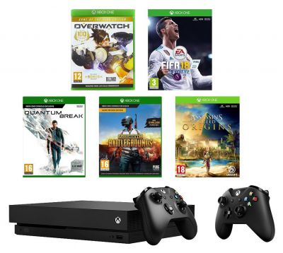 Xbox One X 1TB + kontroler + 5 gier za £449.99