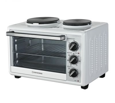 Mini piekarnik z kuchenką elektryczną Cookworks za £49.99