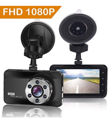 Kamera Samochodowa ORSKEY  FullHD 1080P z Wyświetlaczem za £22.99