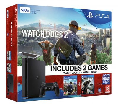 Konsola PlayStation 4 + 2 gry za £189.99