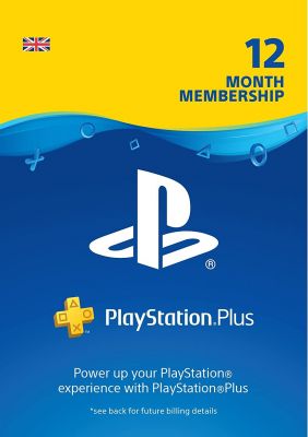 Abonament PlayStation Plus na 12 miesięcy za £37.49