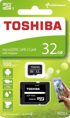 Karta pamięci MicroSD Toshiba 32GB za £3.56