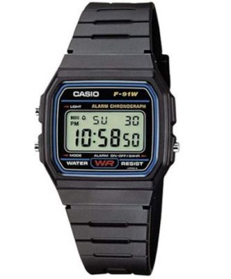 Oldschoolowy zegarek elektroniczny Casio F-91W za £9.68