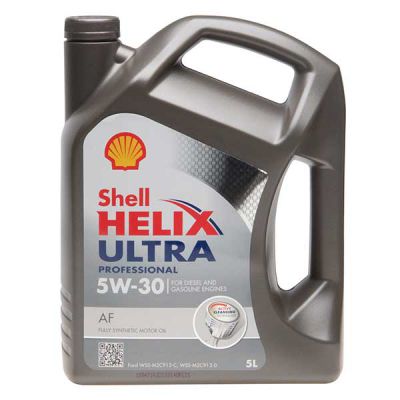 5 litrów oleju Shell Helix Ultra Professional AF 5W-30 za £22.18