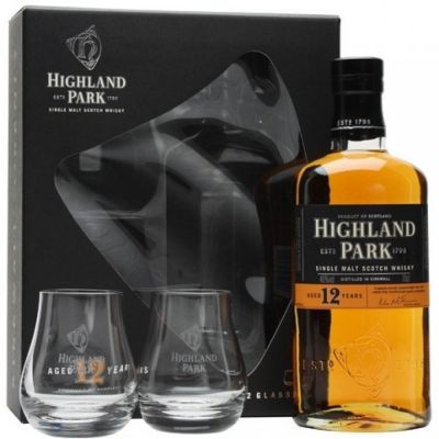 Zestaw podrunkowy Highland Park 12 Year Old Whisky za £23.45