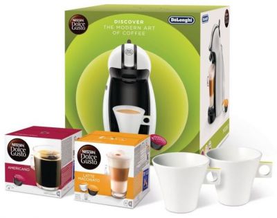 Nescafe Dolce Gusto Piccol + 2 filiżanki + 2 kawy za £49.98