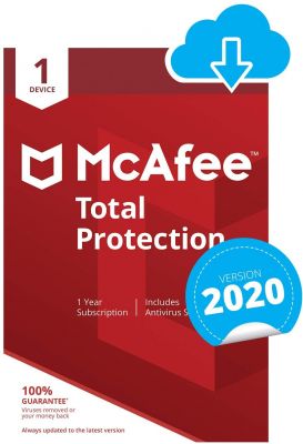 Program antywirusowy McAfee Total Protection 2020 za £5.49