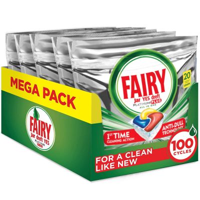 Kapsułki do zmywarki Fairy Platinum Plus 100 sztuk za £18.09