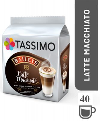 40 kapsułek Tassimo Latte Machiatto Baileys za  £9.99