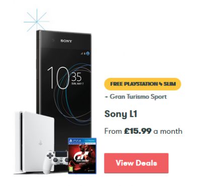 Darmowa konsola PS4 z telefonem Sony na abonament w ID Mobile abonamencie od £15.99