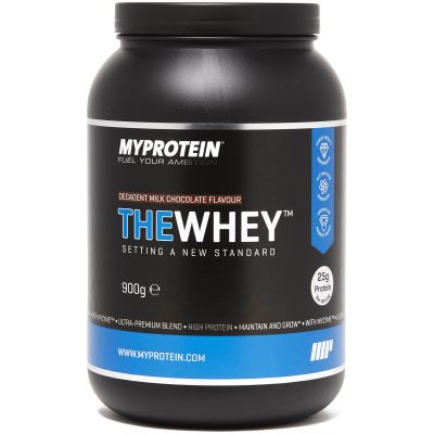 Kup odżywkę Myprotein TheWhey 900g, a drugą dostaniesz za £5.00