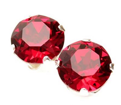 Swarovski Srebrne kolczyki Rubinowe za £15.00