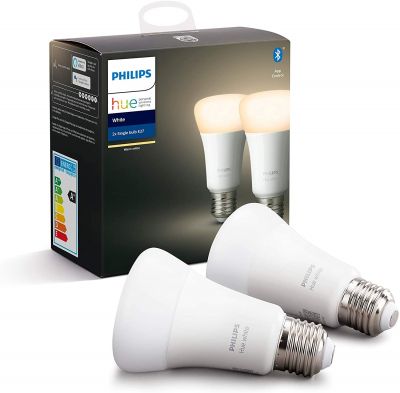 2 żarówki smart Philips Hue White z Bluetooth za £14.42