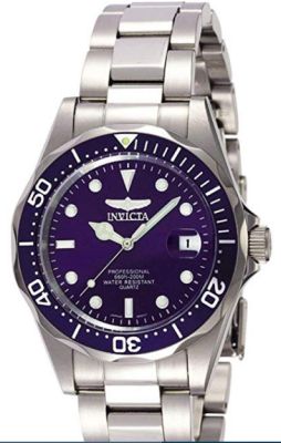 Invicta 9204 Pro Stalowy Wodoodporny Zegarek Uniseks za £40.11