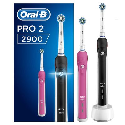 Zestaw 2 szczoteczek elektrycznych Oral-B Pro 2 2900 za £46.90