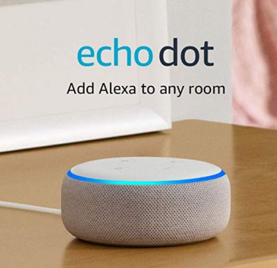 Amazon Echo Dot (3 Gen) Inteligentny Głośnik Alexa za £34.99