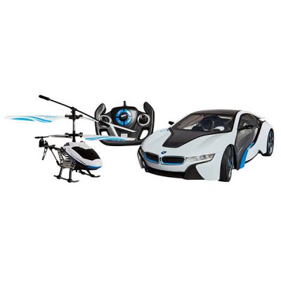 Zdalnie sterowane BMW i8 i helikopter za £38.99