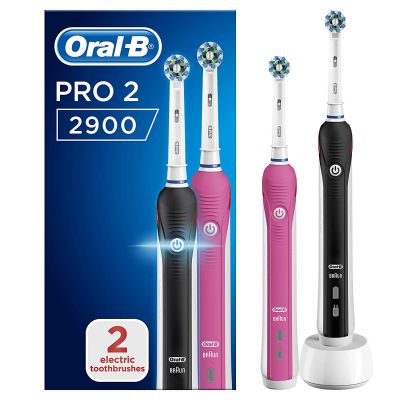 2 szczoteczki elektryczne Oral-B Pro 2 2900 za £44.99