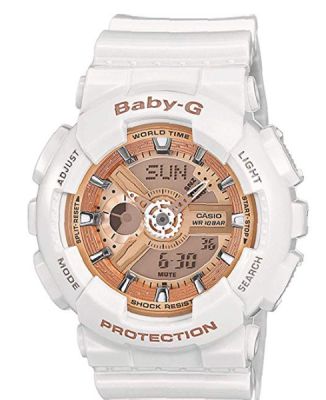 Zegarek Damski Casio Baby-G Biały za £62.40