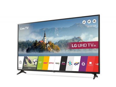 Wyprzedaż telewizorów LG smart 4K  43" - 55"  od £369.00