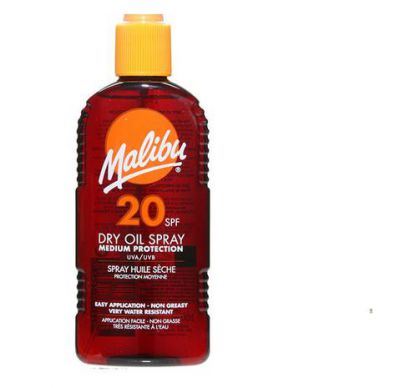 Malibu Spray z filtrem przeciwsłonecznym SPF20 za £2.69