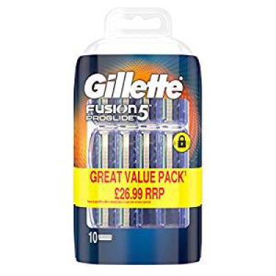 10 ostrzy Gillette Fusion 5 Proglide do maszynek Gilette za £13.49 