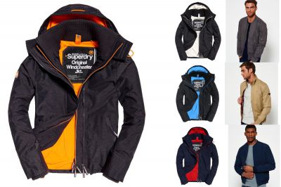 Kurtki Superdry różne modele, wszystkie w cenie £32.99