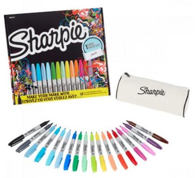 Zestaw permanentnych flamastrów Sharpie za £8.99