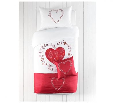 4-częściowy komplet pościeli Home Hearts Bed in a Bag za £7.99