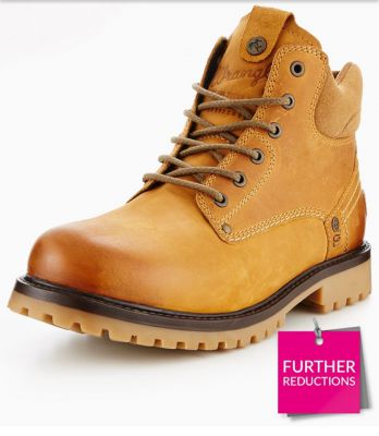 Buty skórzane Wrangler Yuma Lace Up Boot  za  £48 i taniej o £32