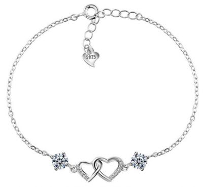 Amilril Branzoletka Love Heart Srebro 925 za £12.98 