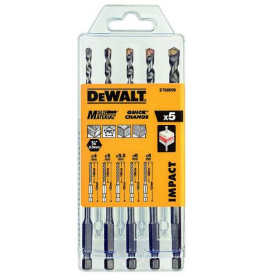 Zestaw 5 wierteł Dewalt DT60099-QZ za £4.99