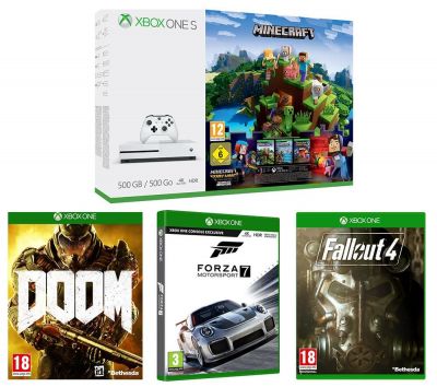 Xbox One S 500GB + gry za £179.99