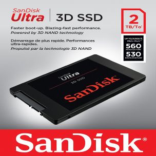 Dysk SanDisk Ultra 3D SSD 2TB za £458.99