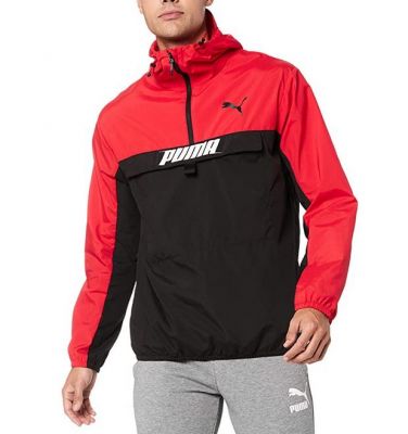 Męska kurtka Puma 1/2 Zip (cała czarna) za £17.00