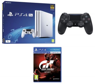 Konsola PlayStation 4 Pro + kontroler + gra za £299.98