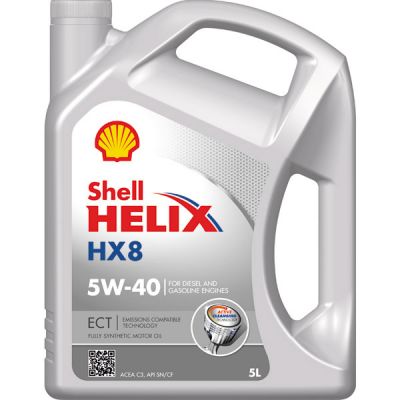 5 litrów oleju samochodowego Shell Helix HX8 ECT 5W-40 za £16.83