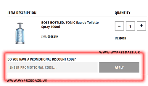 Gdzie wpisać kod Fragrance Direct?