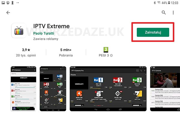 IPTV przez Internet