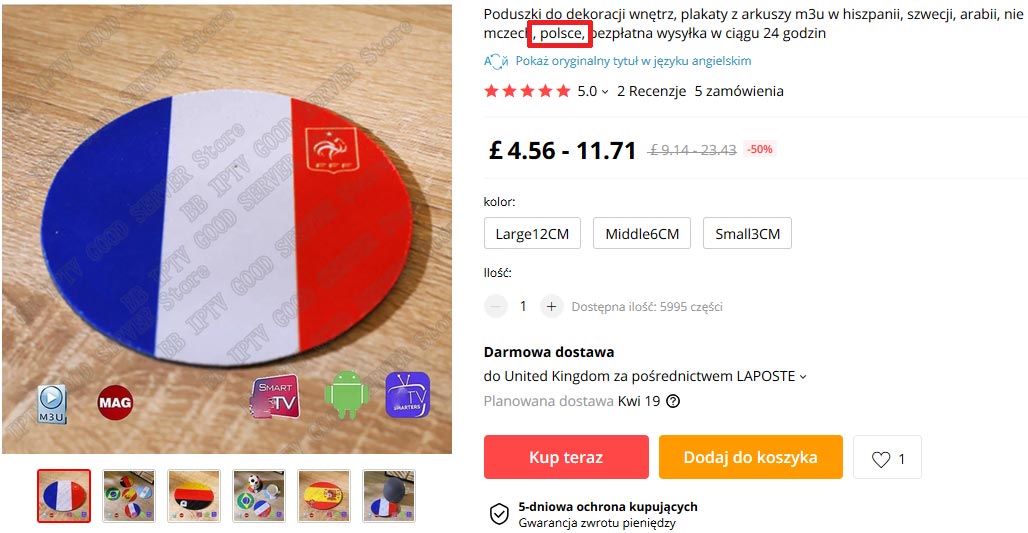 Polska telewizja z AliExpress